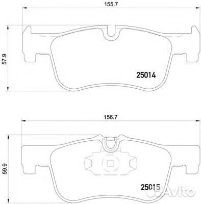 Колодки тормозные дисковые