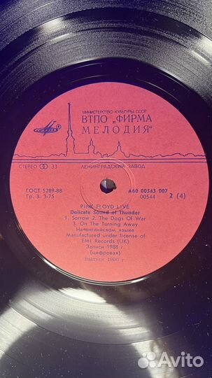 Винил Pink Floyd Delicate Sound of Thunder