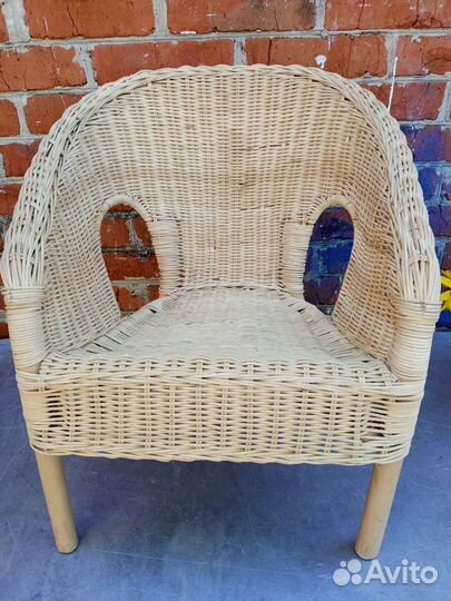 Кресло плетёное детское