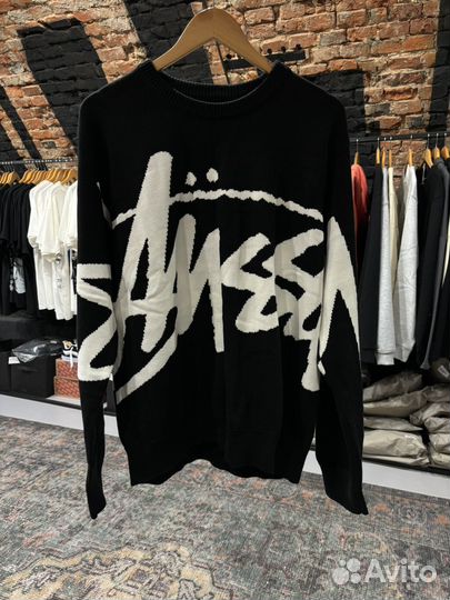 Свитер Stussy оригинал черный