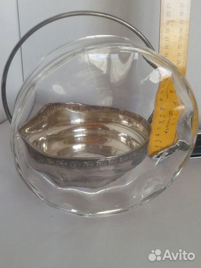 Конфетница серебрение антиквариат