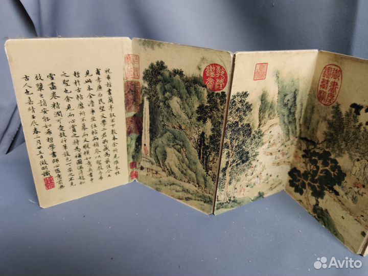 Книга-свиток «Беседка орхидей» Вэнь Чжэнмин