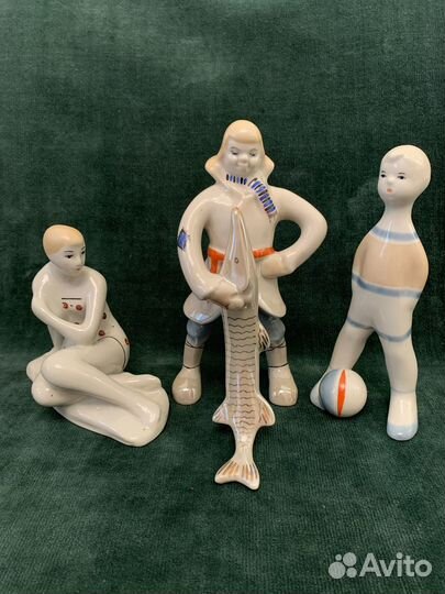 Фарфоровые статуэтки Сысерть времен СССР