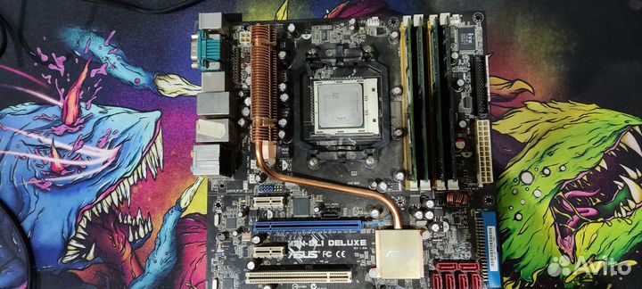 Комплект, AM2. overclock, 4gb + phenom 9550