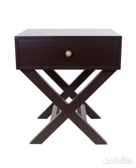 Коричневая компактная тумба Tomas лофт