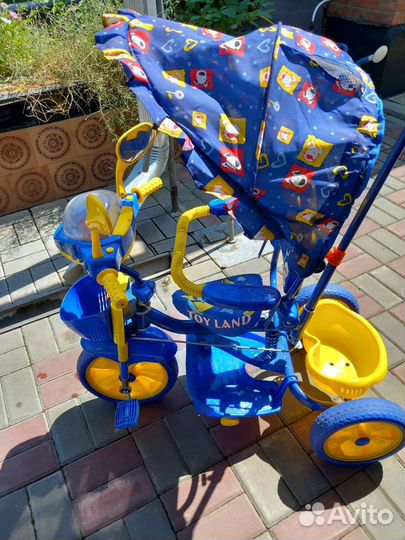 Прогулочная коляска-велосипед