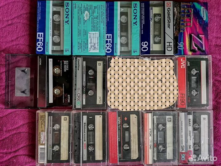 Аудиокассеты новые запечатанные sony