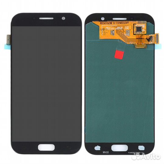 Дисплей Samsung A520F черный TFT+настройка яркости