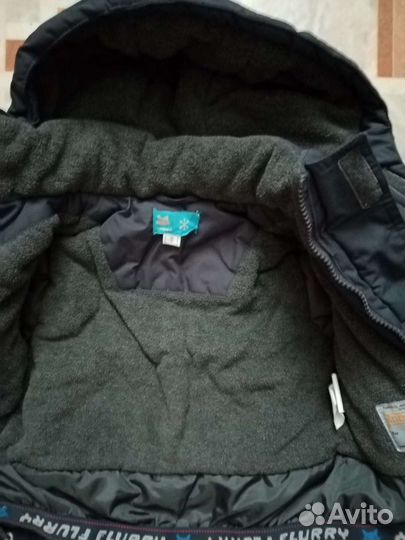 Зимний комбинезон и варежки Chicco, р-р 98