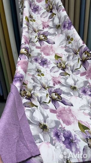 Шторы рогожка новые