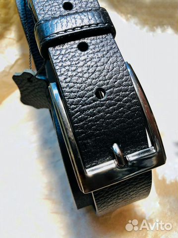 Ремень мужской кожаный