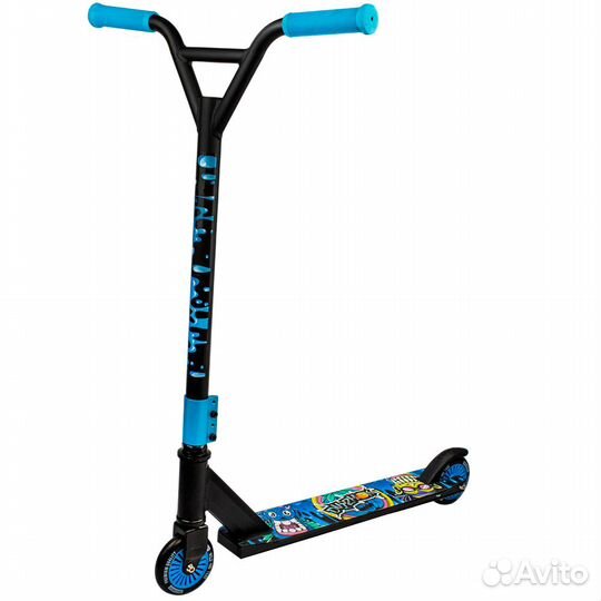Самокат трюковой Dvizhok GT-300B голубой