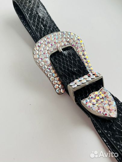 Ремень со стразами swarovski