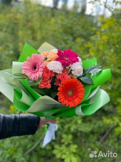 Живые цветы букеты