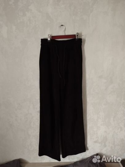 Вельветовые штаны черные