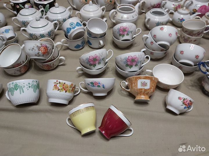 Чашки СССР вербилки дулево