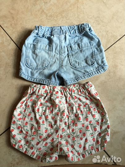 Летние вещи для девочки пакетом hm next gap 80 86