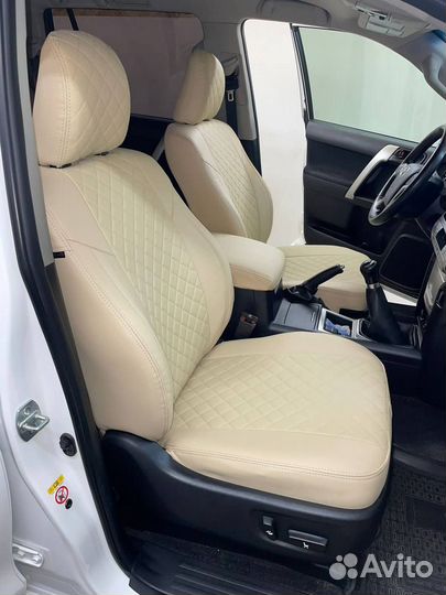 Чехлы алькантара Ромб Skoda Octavia Sport