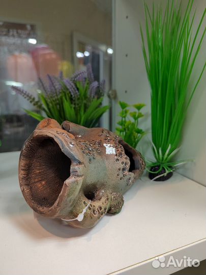Амфора - декор для аквариума