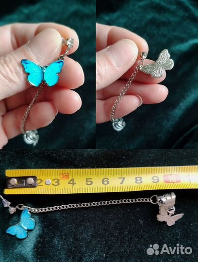 Серьги бижутерия