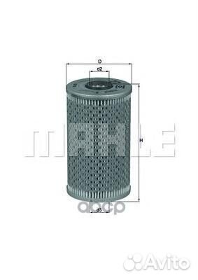 Фильтр масляный ox96d Mahle/Knecht