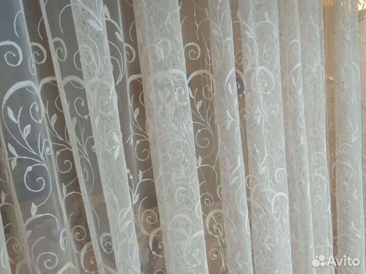 Штора из тюля