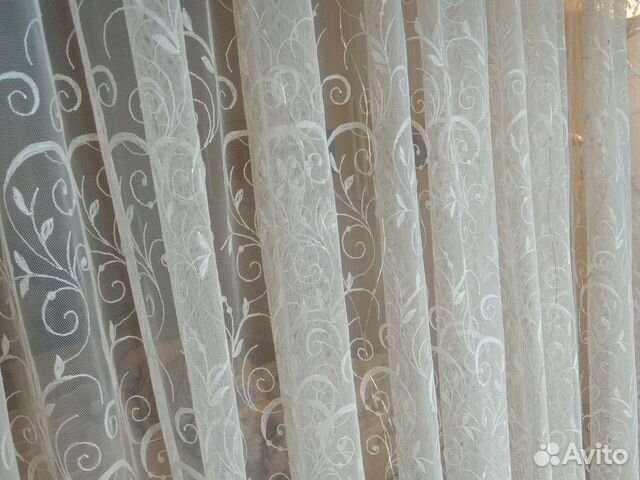 Штора из тюля