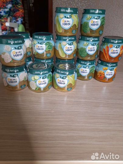 Детское питание пюре овощное