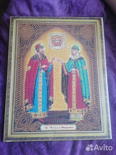 Икона Пётр и Феврония