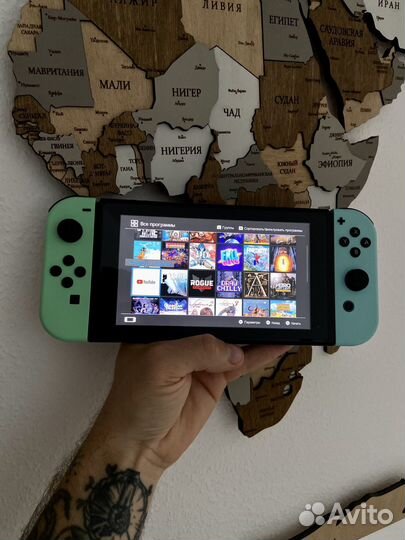 Nintendo switch animal crossing edition