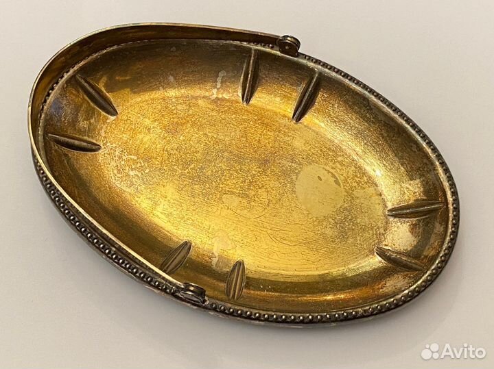 Винтажная Конфетница Мельхиор Посеребрение