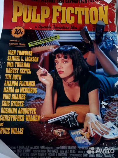 Киноплакат Pulp Fiction 1994 год