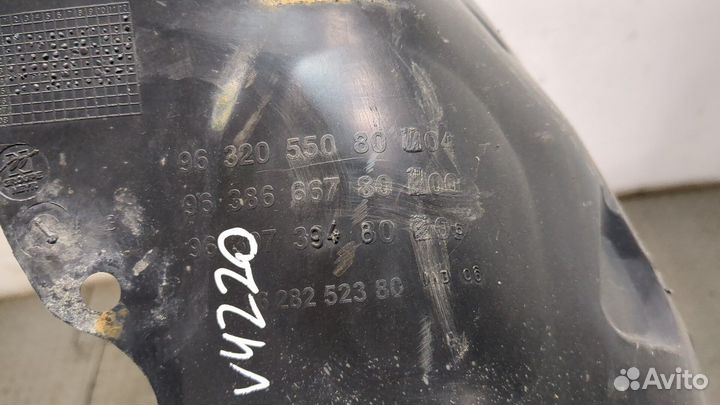 Защита арок (подкрылок) Peugeot 206, 2005