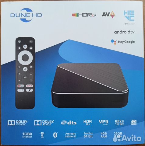 Сетевой медиаплеер Dune HD Homatics Box R 4K Plus