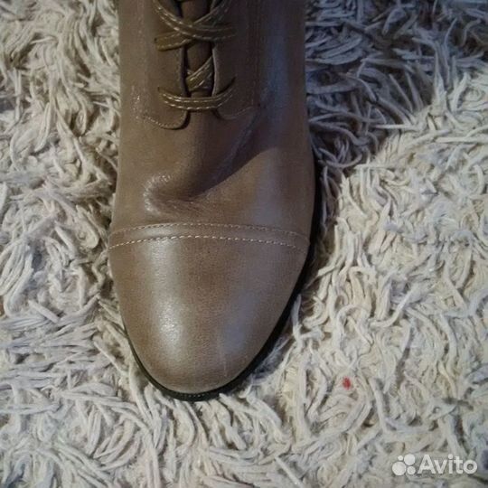 Сапоги из натуральной кожи