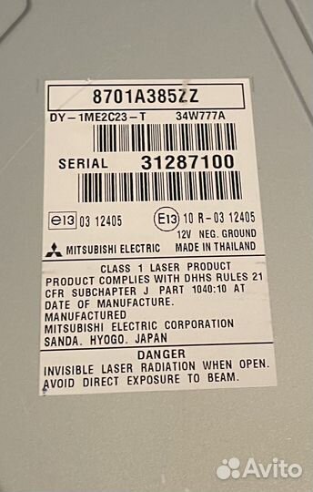 Магнитола mitsubishi pajero sport