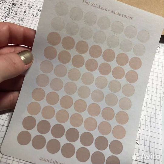 Матовые наклейки для планнера