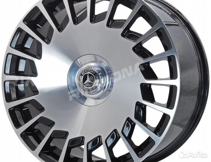 Литой диск в стиле Mercedes R18 5x112. Стильный бр