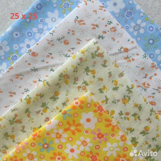 Ласкуты ткани для пэчворка, для кукол