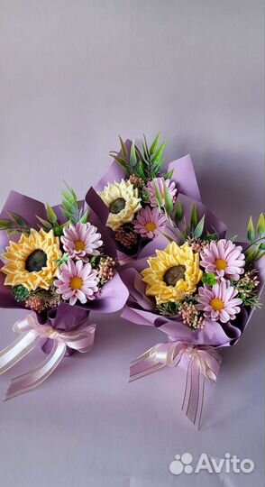 Букет из мыла ручной работы