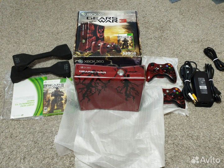 Xbox 360 320gb gears of war 3 limited