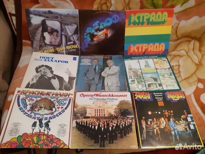 Виниловые пластинки СССР