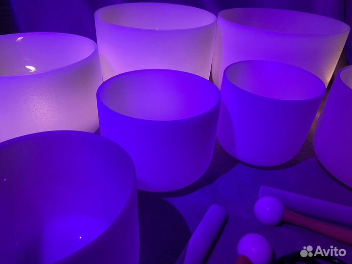 Поющие чаши кварцевые хрустальные магические чаши