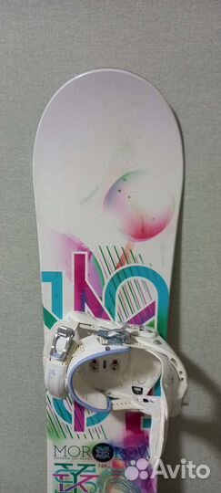 Сноуборд Morrow 148cm+ крепления Salomon