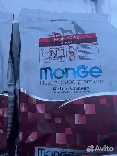 Корм для собак monge
