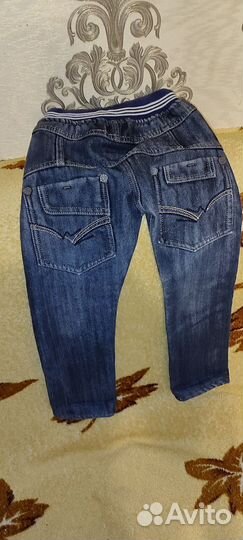 Продам утепленные джинсы на мальчика рост 110