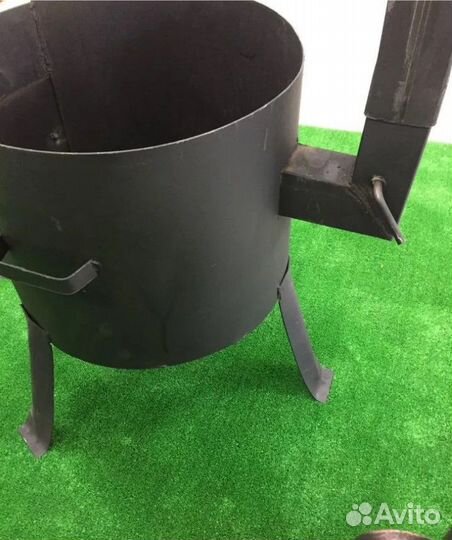 Печь с трубой и дверцей 16л