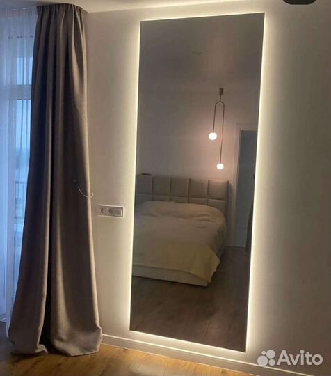 Зеркало в коридор с подсветкой