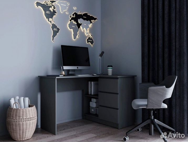 Стол мори-16 (графит)