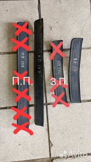 Накладка порога левая honda cr-v 3 2008г